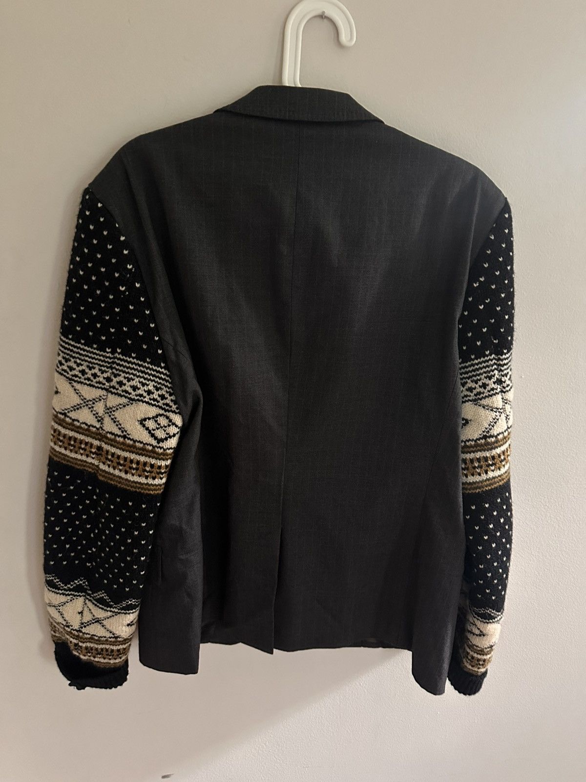 Junya Watanabe Junya Wantanabe Men’s Knit Sleeve Blazer Size 40R - 4 Thumbnail