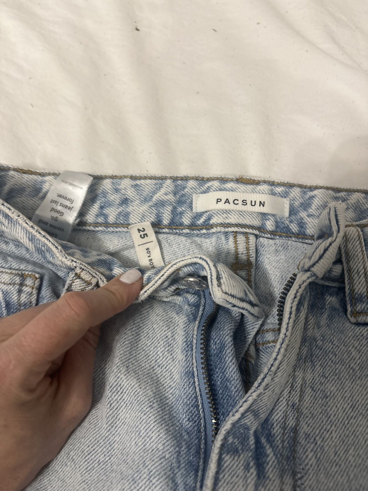 Pacsun Light wash, 90s boyfriend cut Size 25" / US 0 / IT 36 - 3 Thumbnail