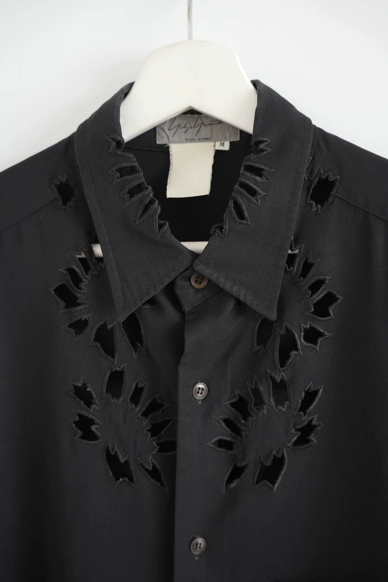 Yohji Yamamoto Yohji Yamamoto 96ss flower and junior cherry blossom cut-ou Size US M / EU 48-50 / 2 - 4 Thumbnail