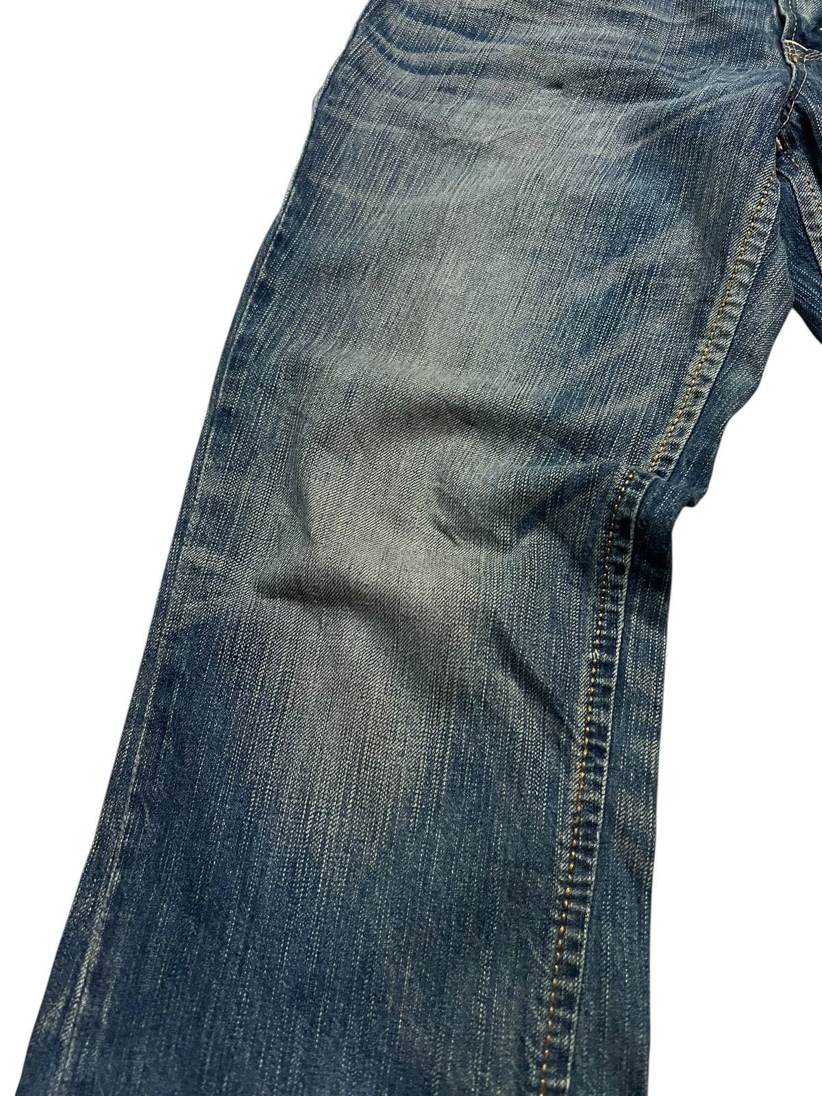 Edwin 💥Flare💥Vintage Edwin XV Mud Wash Clawmark Jean Very Rare Size US 32 / EU 48 - 4 Thumbnail