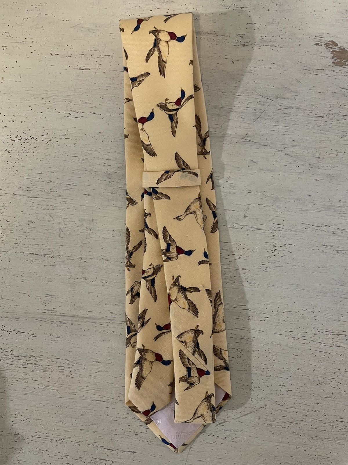 Paul Stuart Printed Wool Mallard Tie Size ONE SIZE - 6 Thumbnail