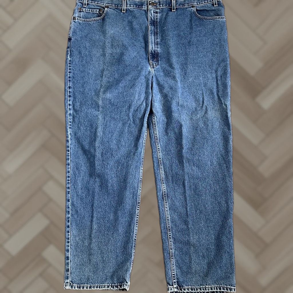 Levi's VINTAGE Levi’s 540 Jeans Blue Denim Relaxed Jeans 52x32 Mens Slim Straight 5-Pocket Logo Blue Denim Size US 34 / EU 50 - 1 Thumbnail