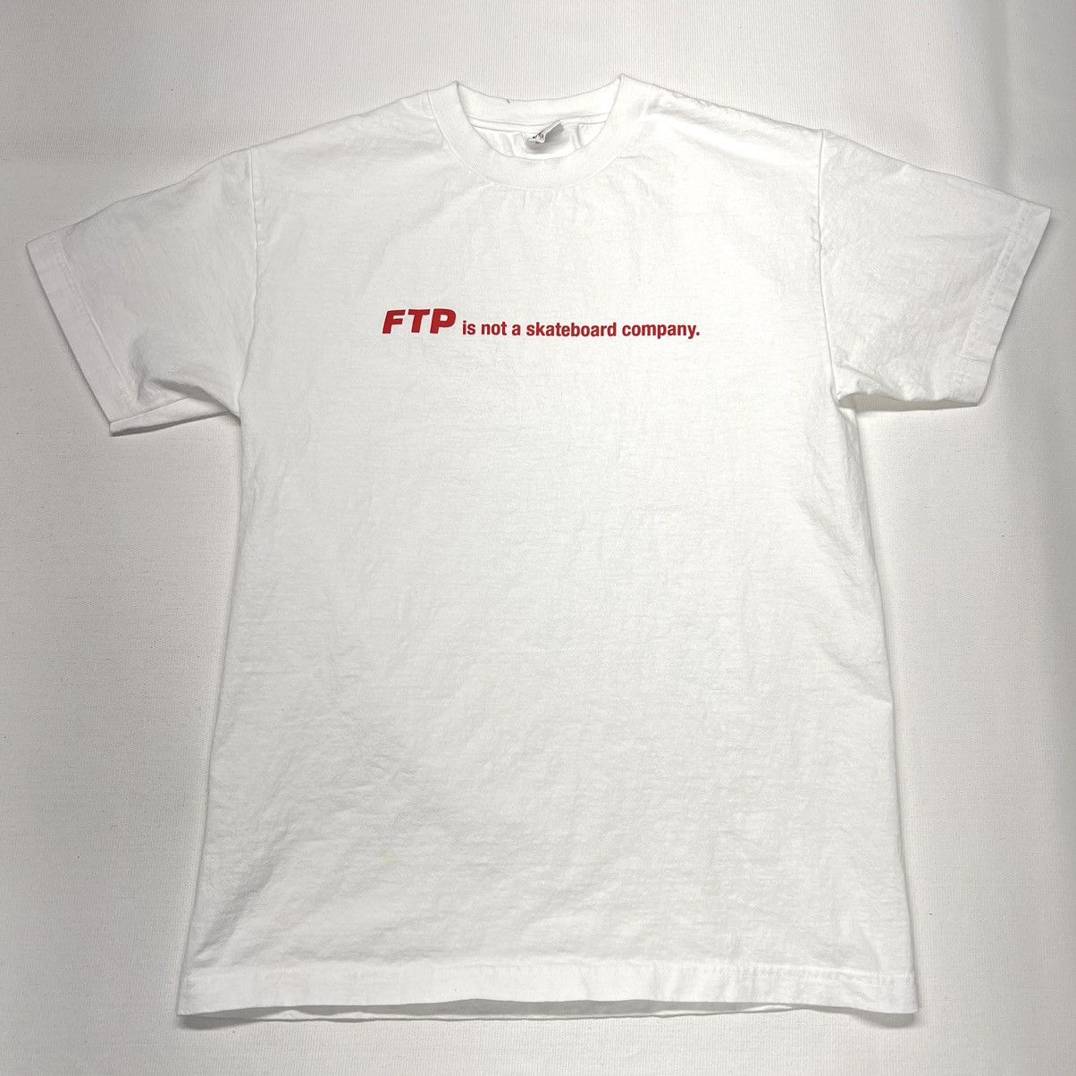 Fuck The Population FTP Not A Skateboarding Company Tee Shirt White Size US M / EU 48-50 / 2 - 1 Thumbnail