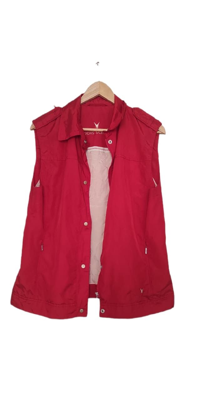 Other Fuchs Schmitt Red Lightweight Summer Sleevless Vest Size 38 Size M / US 6-8 / IT 42-44 - 2 Thumbnail
