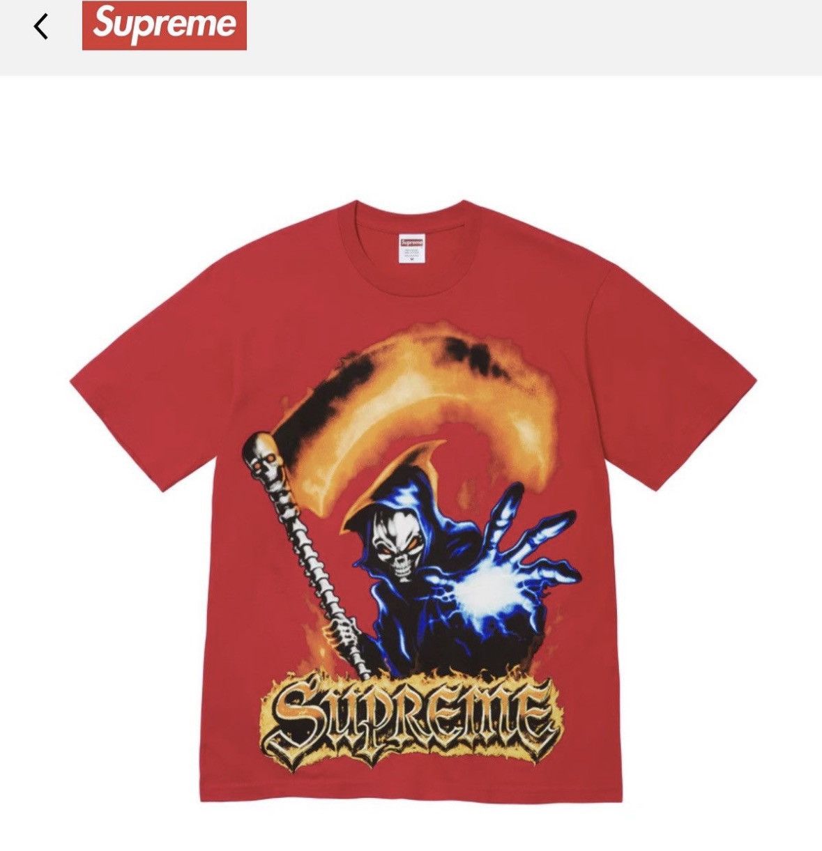 Supreme Supreme Grim Reaper Tee Size US XL / EU 56 / 4 - 1 Thumbnail