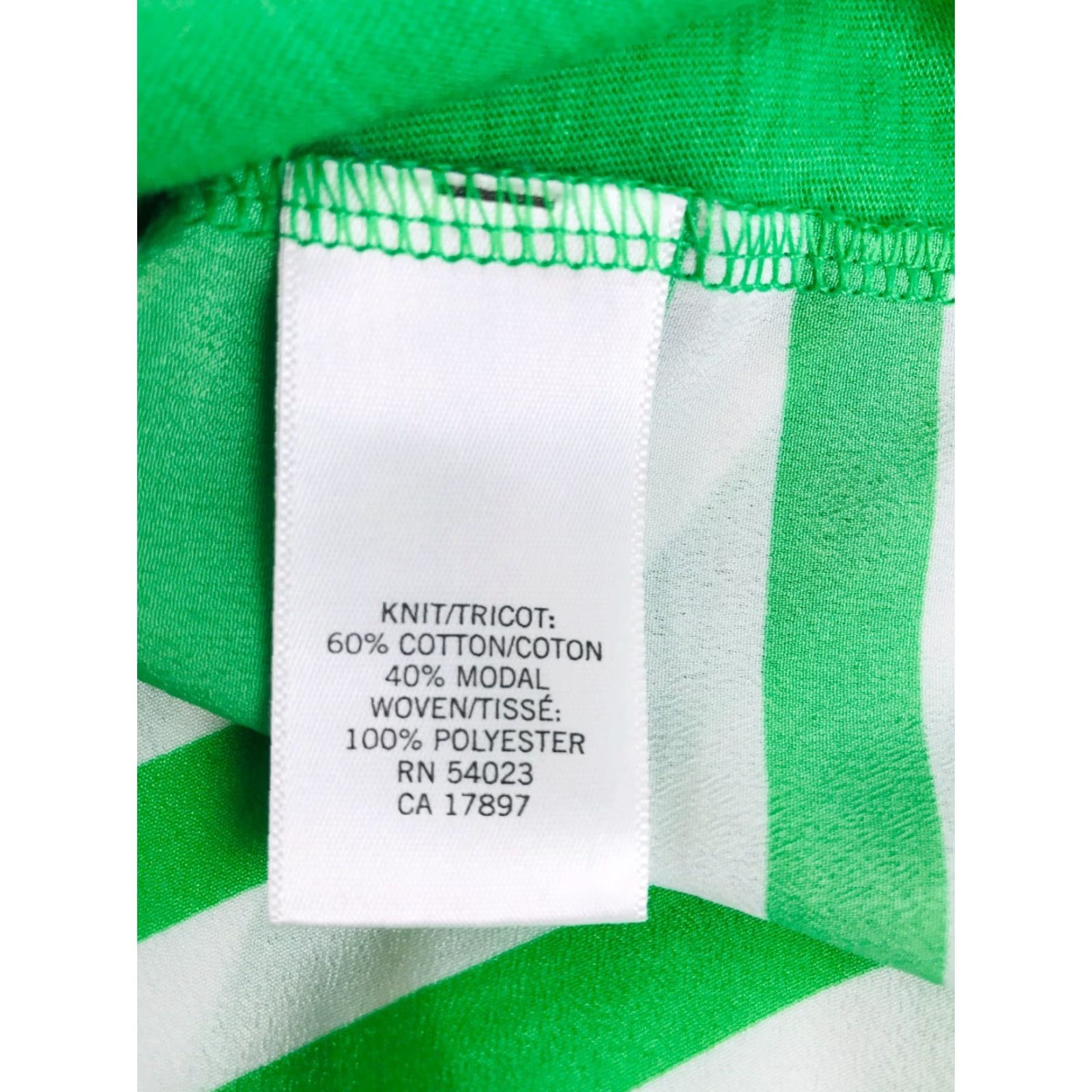 Banana Republic Banana Republic Tank Top Women's Small Green White Striped Back Henley Shirt Size S / US 4 / IT 40 - 6 Thumbnail