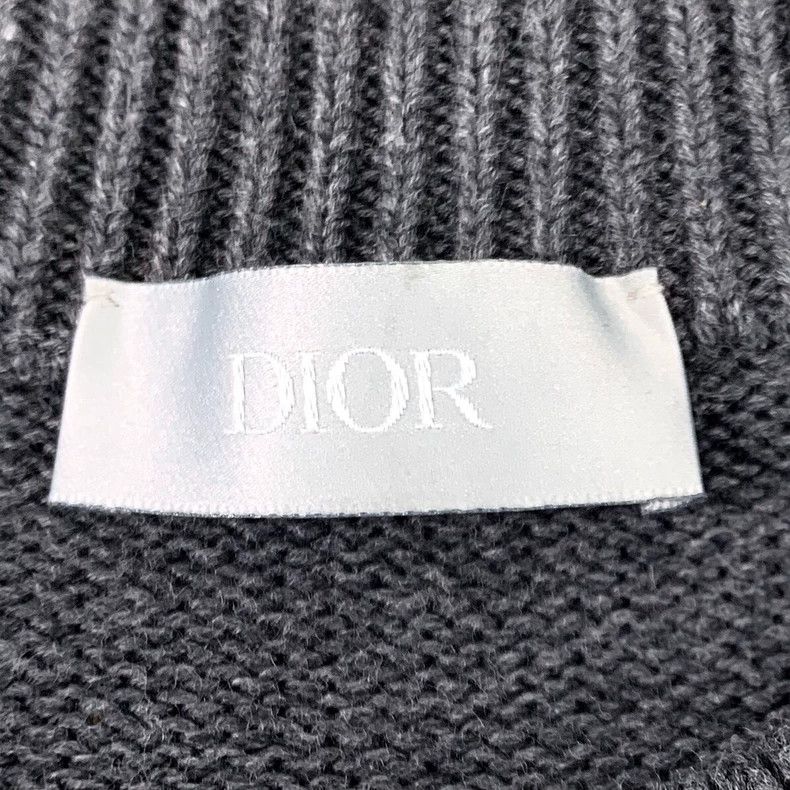 Dior Dior Dark gray side logo letter inlaid cotton round-neck lo Size US S / EU 44-46 / 1 - 5 Thumbnail