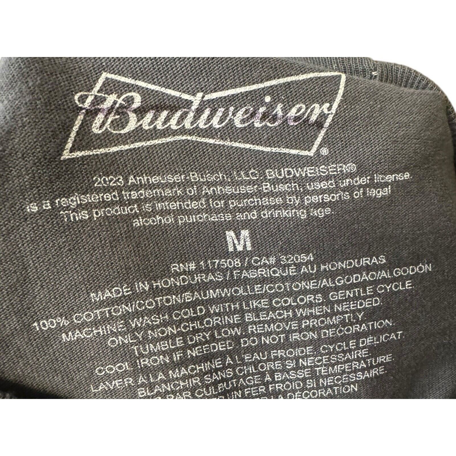 Urban Outfitters Urban Outfitters NEW Budweiser Long Sleeve T-Shirt Gray Size US M / EU 48-50 / 2 - 6 Thumbnail