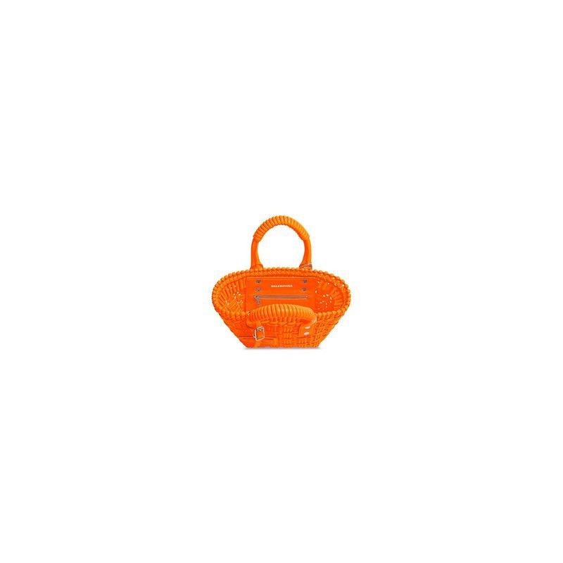 Balenciaga o1s1rm0725 Size: OS / Bistro XXS Basket With Strap in Orange Size ONE SIZE - 4 Thumbnail