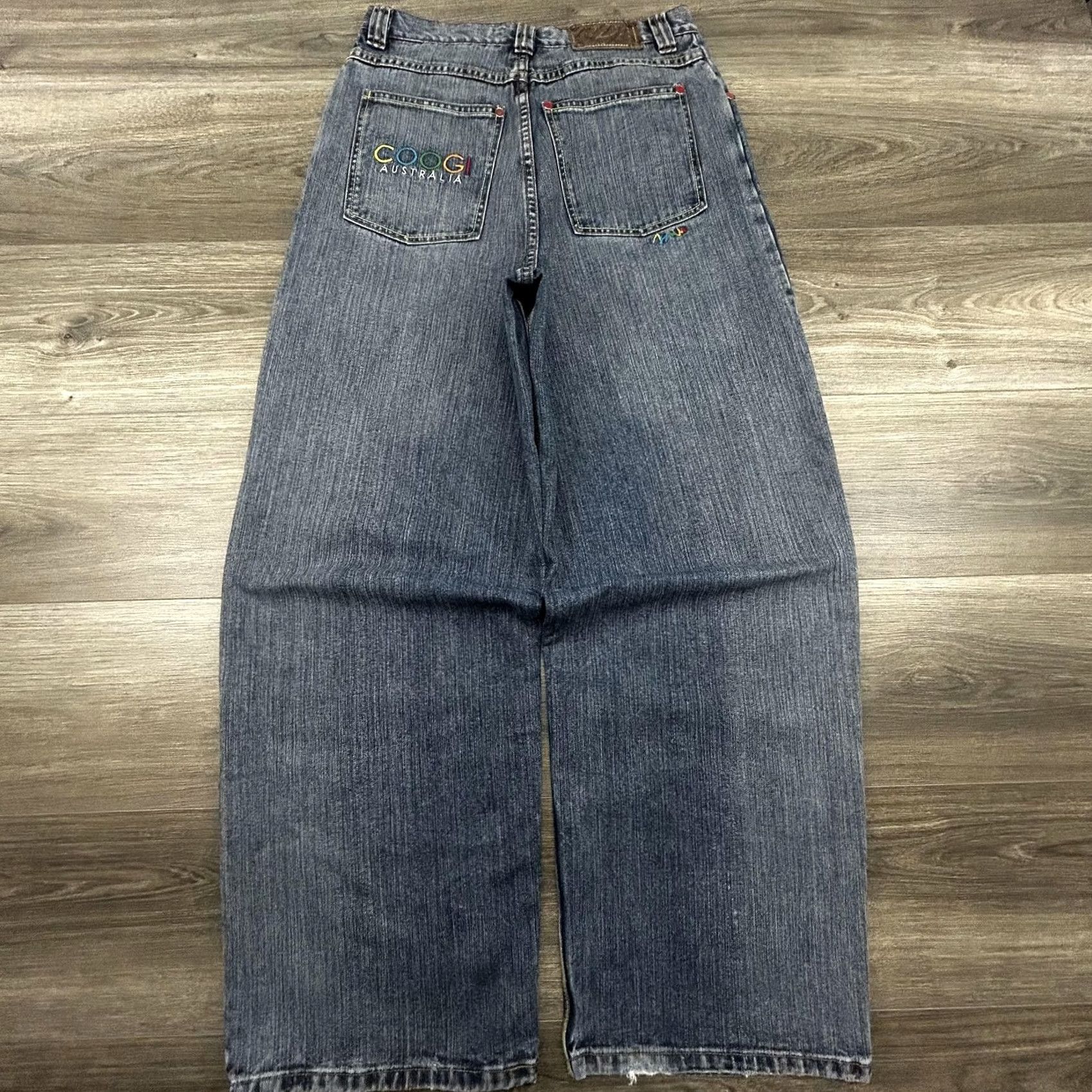 Coogi VINTAGE Coogi Jeans 30x31 Blue Relaxed Wide-Leg Logo Y2K RARE Mens Jeans Size US 30 / EU 46 - 2 Thumbnail