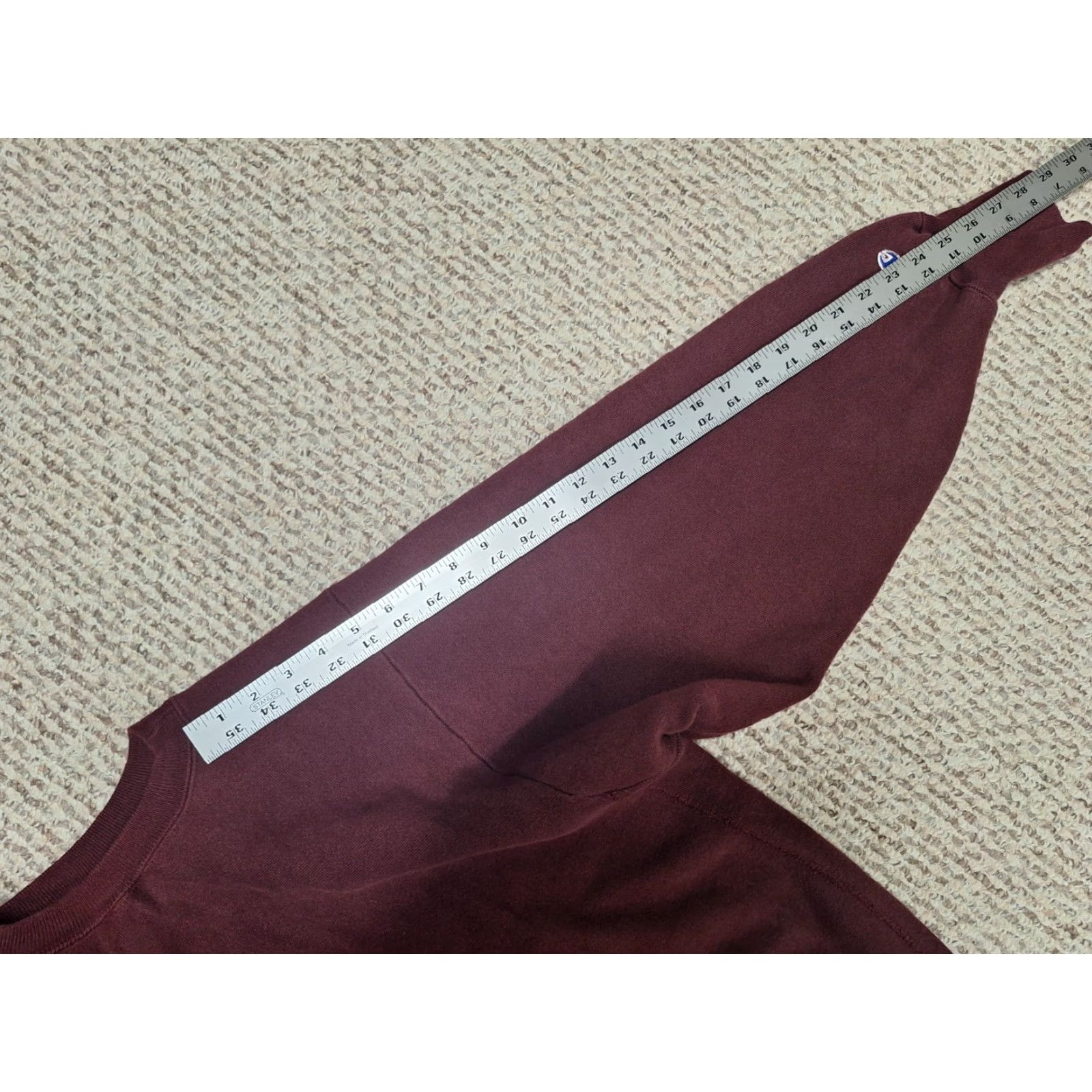 Champion VINTAGE Champion Sweatshirt Mens Shirt Pullover Reversible Reverse Weave 90s Burgundy Red M/L Crewneck Size US M / EU 48-50 / 2 - 5 Thumbnail