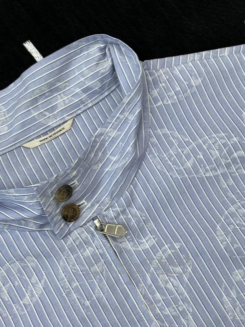 Hermes Hermes Blue Men's Pig Nose Printed Jacket Size US M / EU 48-50 / 2 - 2 Thumbnail
