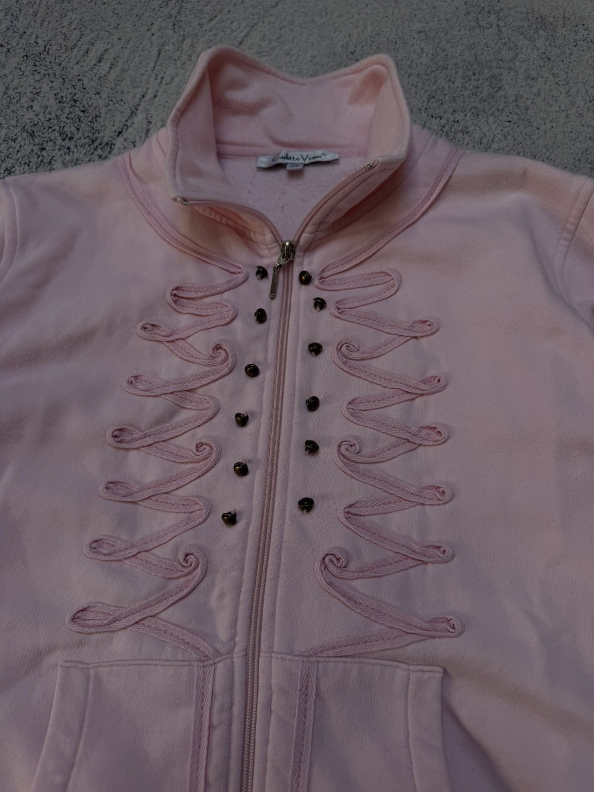 If Six Was Nine 00s Y2K Pink Hussar Zip Jkt Awant Garde opium Japanese LGB Size L / US 10 / IT 46 - 5 Thumbnail