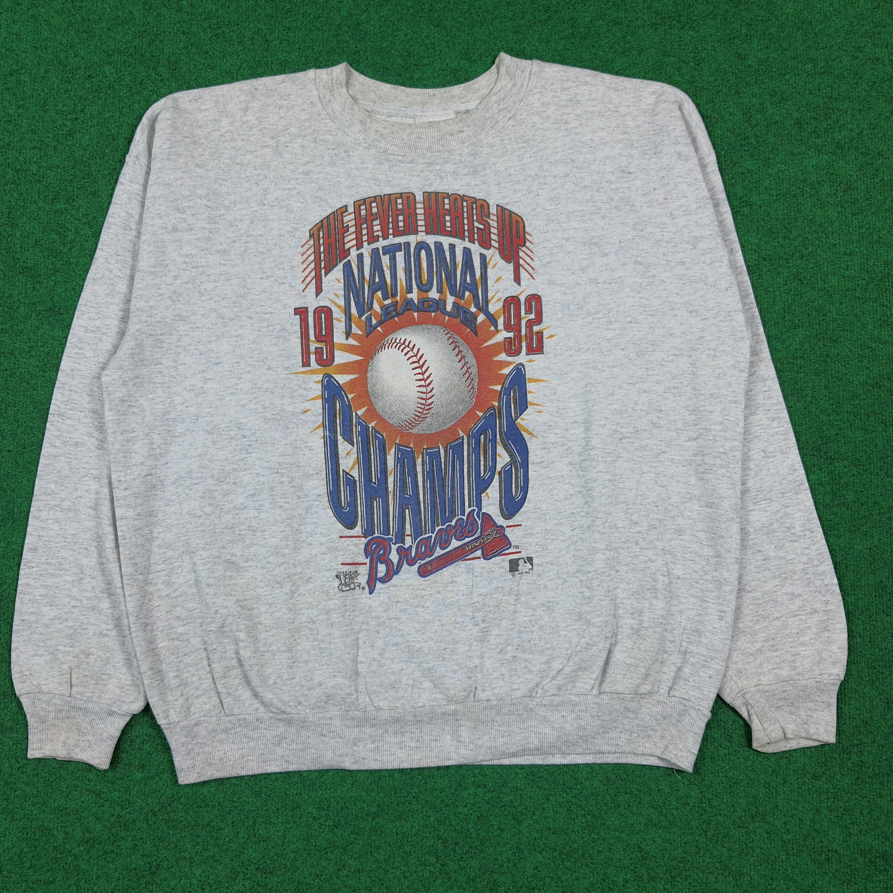 MLB Vintage 90s MLB Atlanta Braves National League C287N6 Size US XL / EU 56 / 4 - 1 Thumbnail