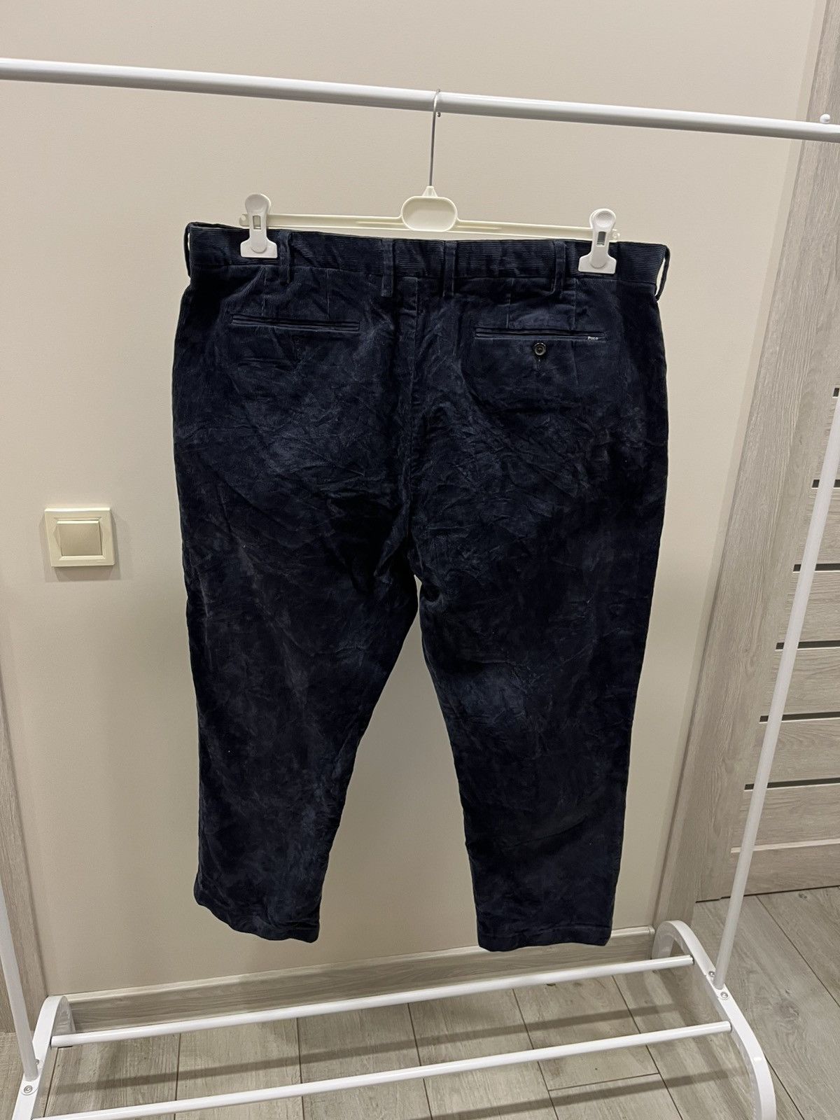 Polo Ralph Lauren Polo Ralph Lauren Velvet Pants Stretch Slim Fit blue 40/30 Size US 40 / EU 56 - 4 Thumbnail