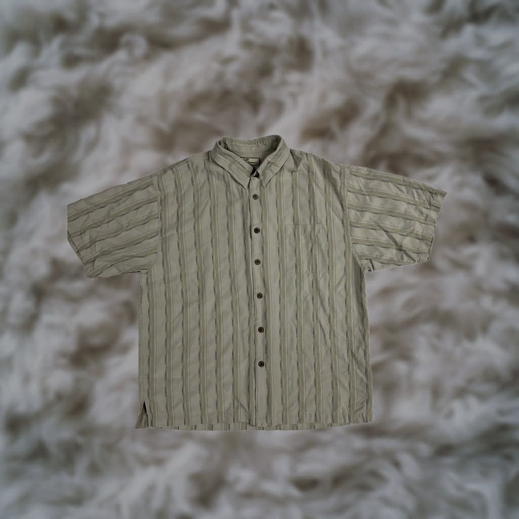 Tommy Bahama VINTAGE? No — Tommy Bahama Silk Shirt Striped Button-Up Size US XL / EU 56 / 4 - 1 Thumbnail