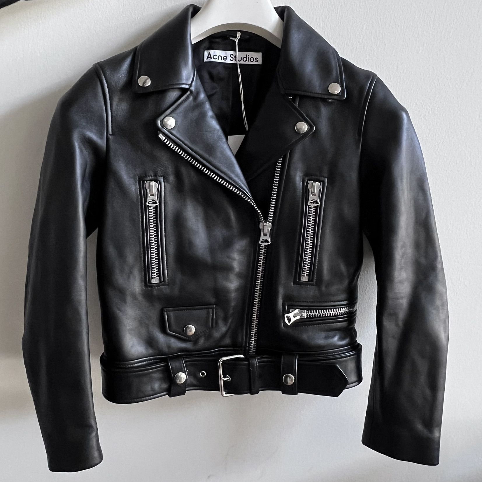 Acne Studios Acne Studio Leather Jacket Size EU32/US0 Size XS / US 0-2 / IT 36-38 - 1 Thumbnail
