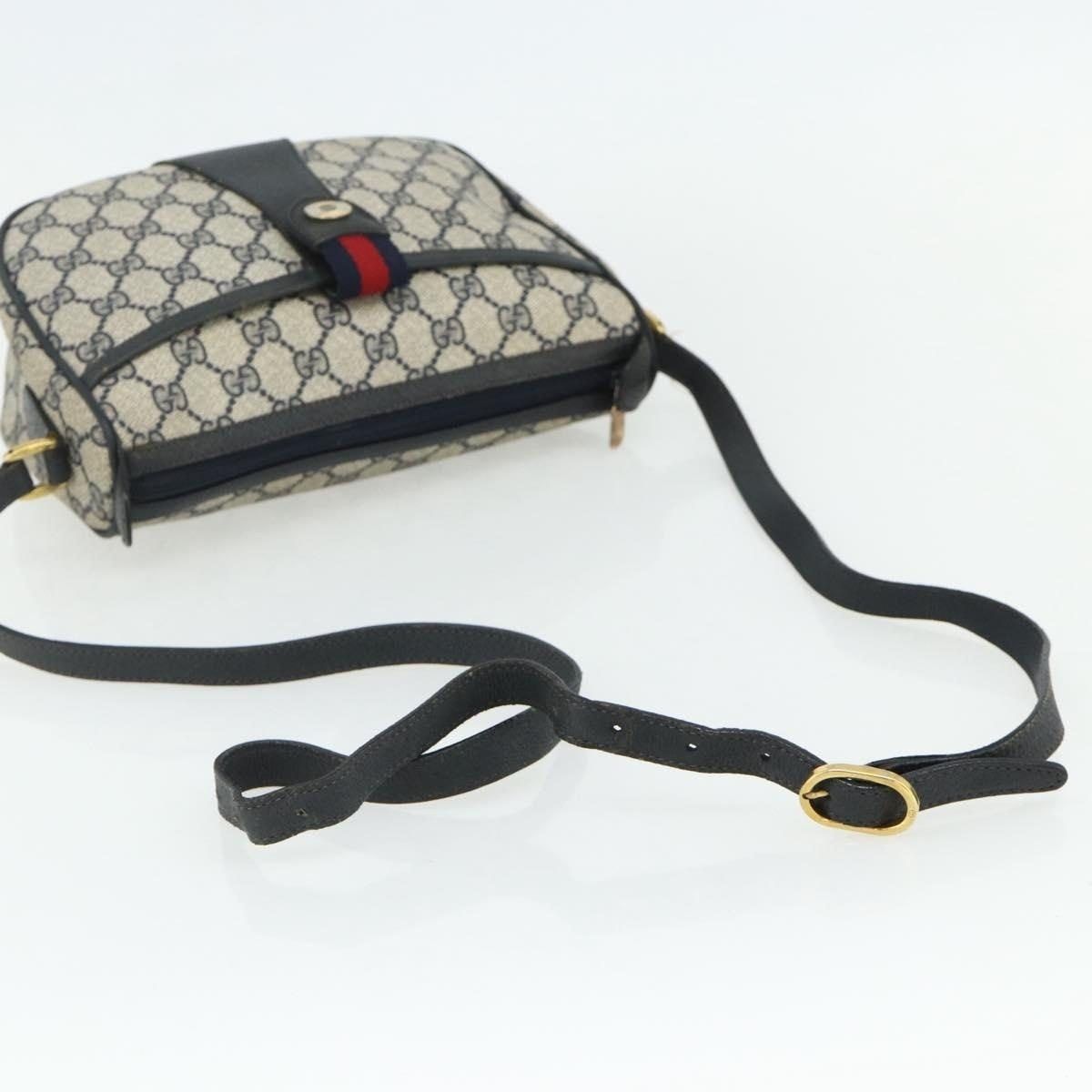 Gucci Gucci GG Supreme Web Shoulder Bag 89 Blue Size ONE SIZE - 12 Thumbnail