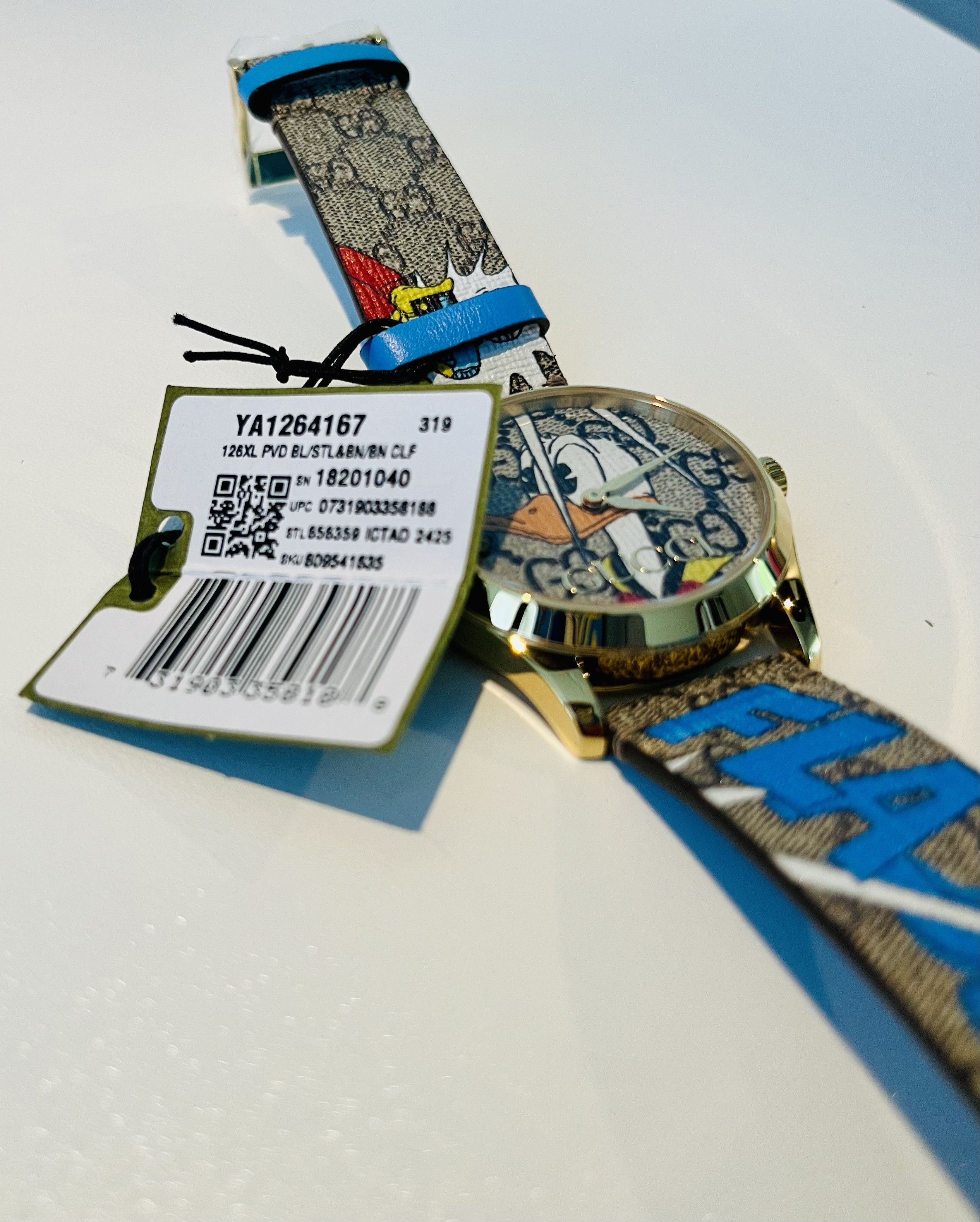 Gucci Gucci G-Timeless YA1264167 Donald Duck watch unisex Size ONE SIZE - 4 Thumbnail
