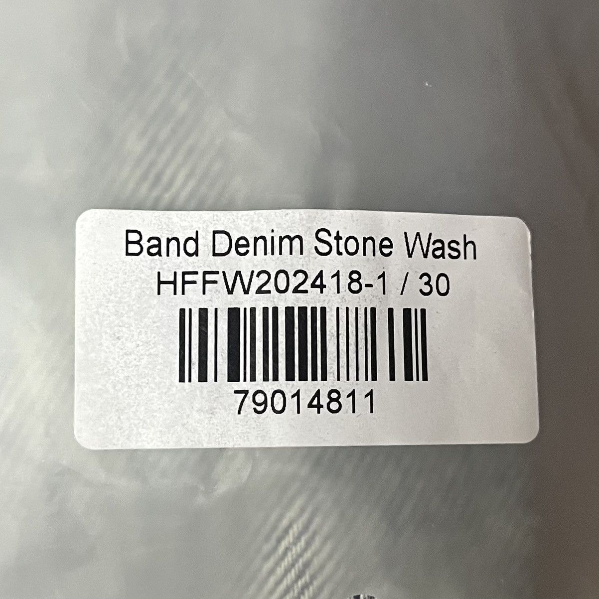 Homme + Femme La Homme Femme Band Wash Stone Denim Jeans Size US 30 / EU 46 - 7 Thumbnail