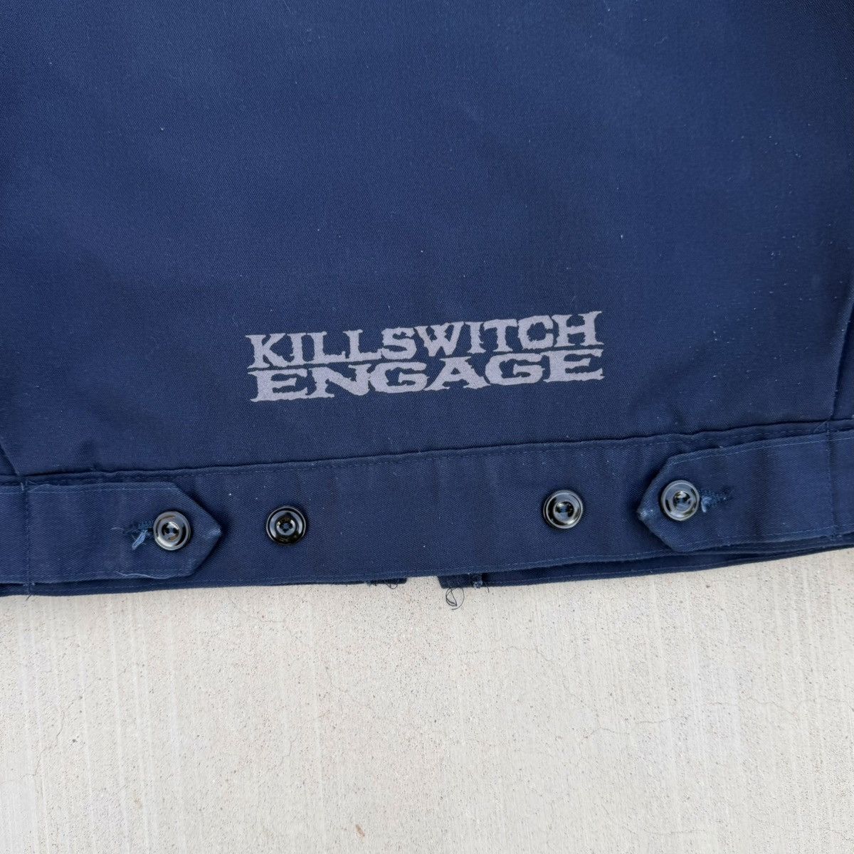 Dickies Vintage Y2K Dickies Killswitch Engage Jacket Navy Blue Metal Size US S / EU 44-46 / 1 - 5 Thumbnail