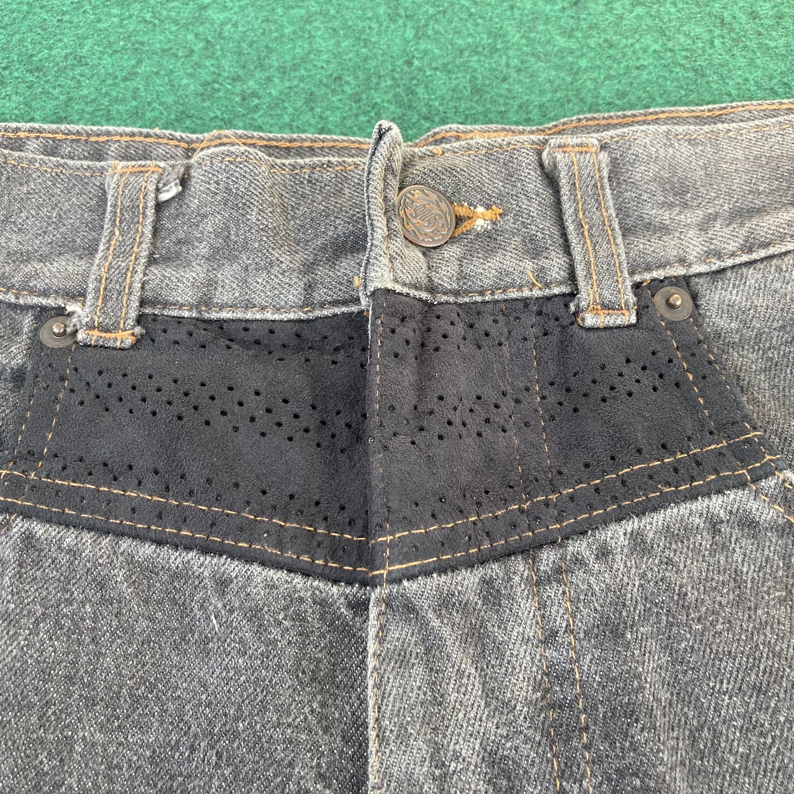 Designer × Japanese Brand × Vintage 30x29.5 Vtg A.S.M Atelier Sab Men Pants Baggy Zipper Jeans Size US 30 / EU 46 - 5 Thumbnail