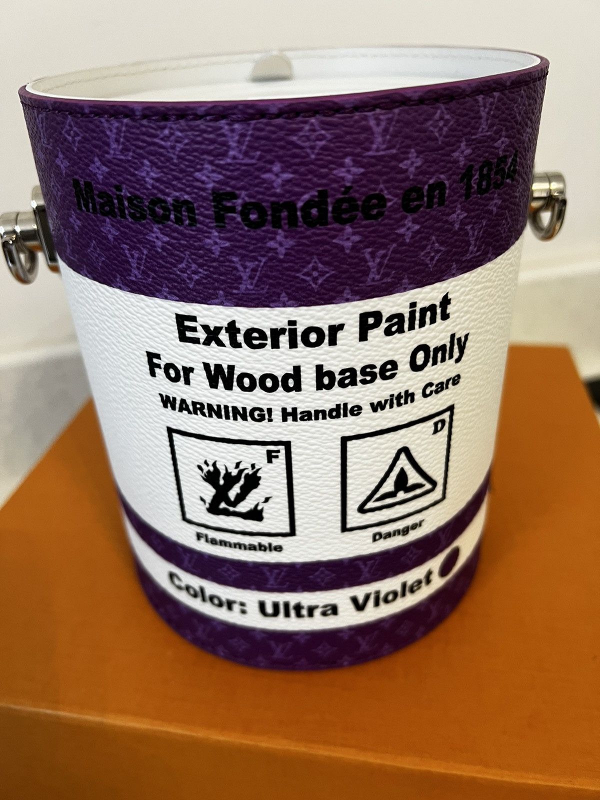 Louis Vuitton Louis Vuitton FW22 Virgil Abloh Paint Can Purple Size ONE SIZE - 7 Thumbnail