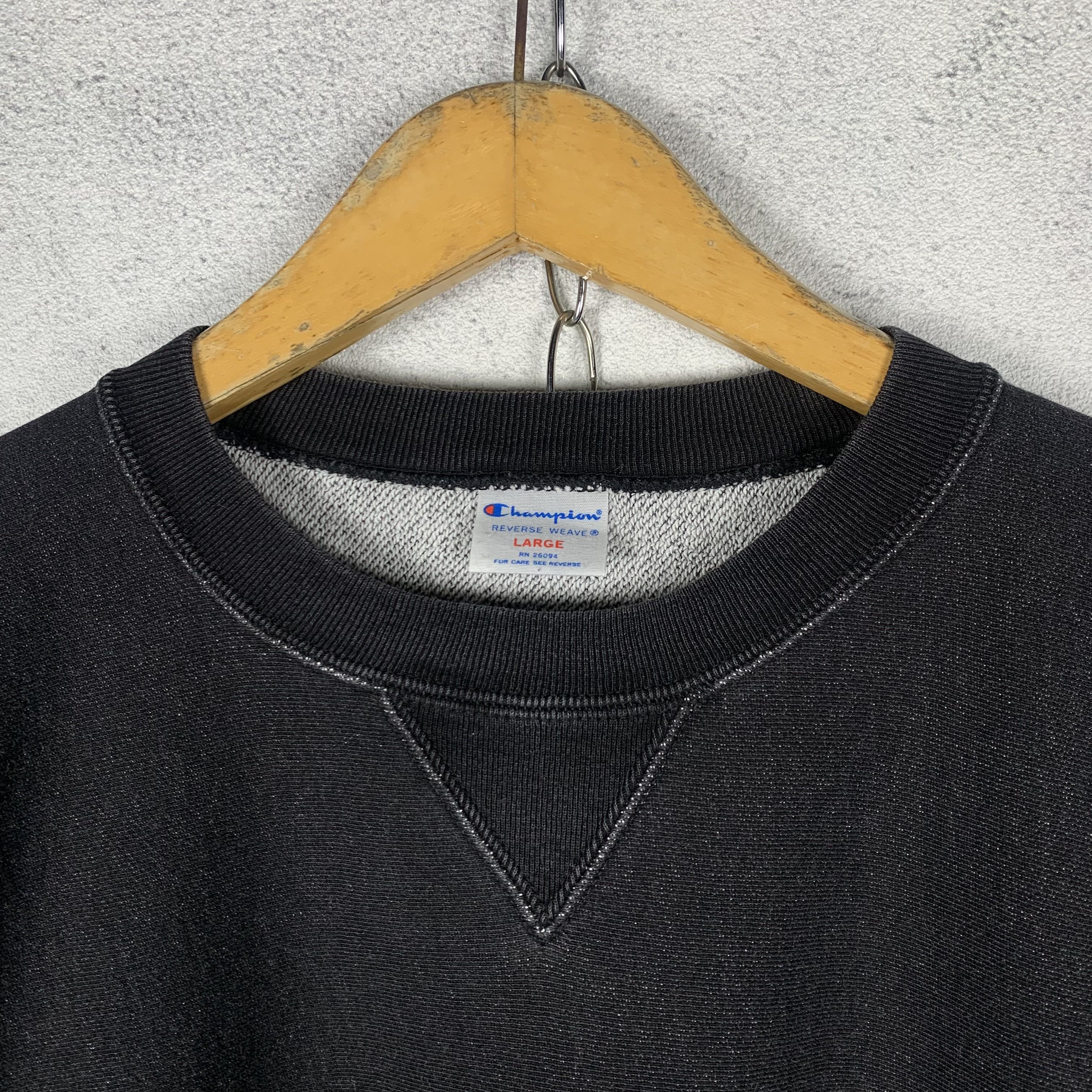 Champion Champion Black Sweatshirt Crewneck Size US L / EU 52-54 / 3 - 3 Thumbnail