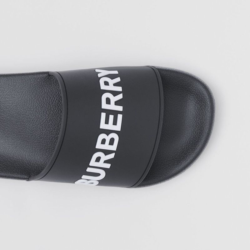 Burberry o1w1db10226 Logo Detail Slides In Blue Size US 6 / IT 36 - 3 Thumbnail