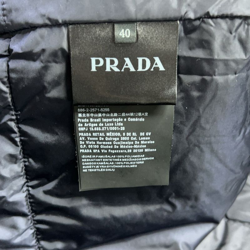 Prada Prada Casual Long Sleeve Zip Jacket in Black-2506 Size US S / EU 44-46 / 1 - 4 Thumbnail