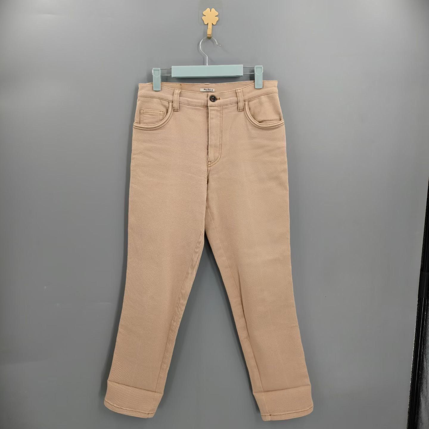 Miu Miu Miu Miu Casual Pink Pants 24 Women Size 24" / US 00 / IT 34 - 1 Thumbnail