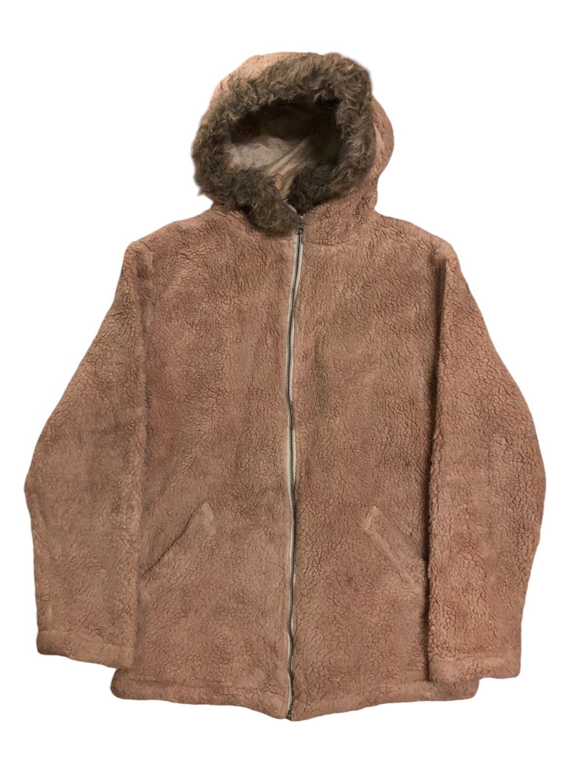 Avirex Avirex Faux Fur Hooded Fleece Warm Winter Jacket Size US M / EU 48-50 / 2 - 1 Thumbnail