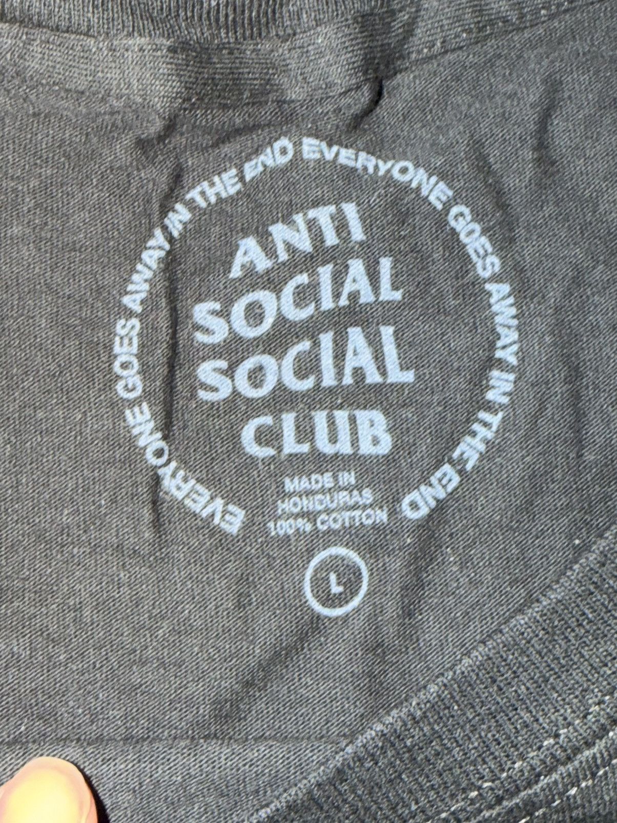 Anti Social Social Club anti social Size US L / EU 52-54 / 3 - 3 Thumbnail