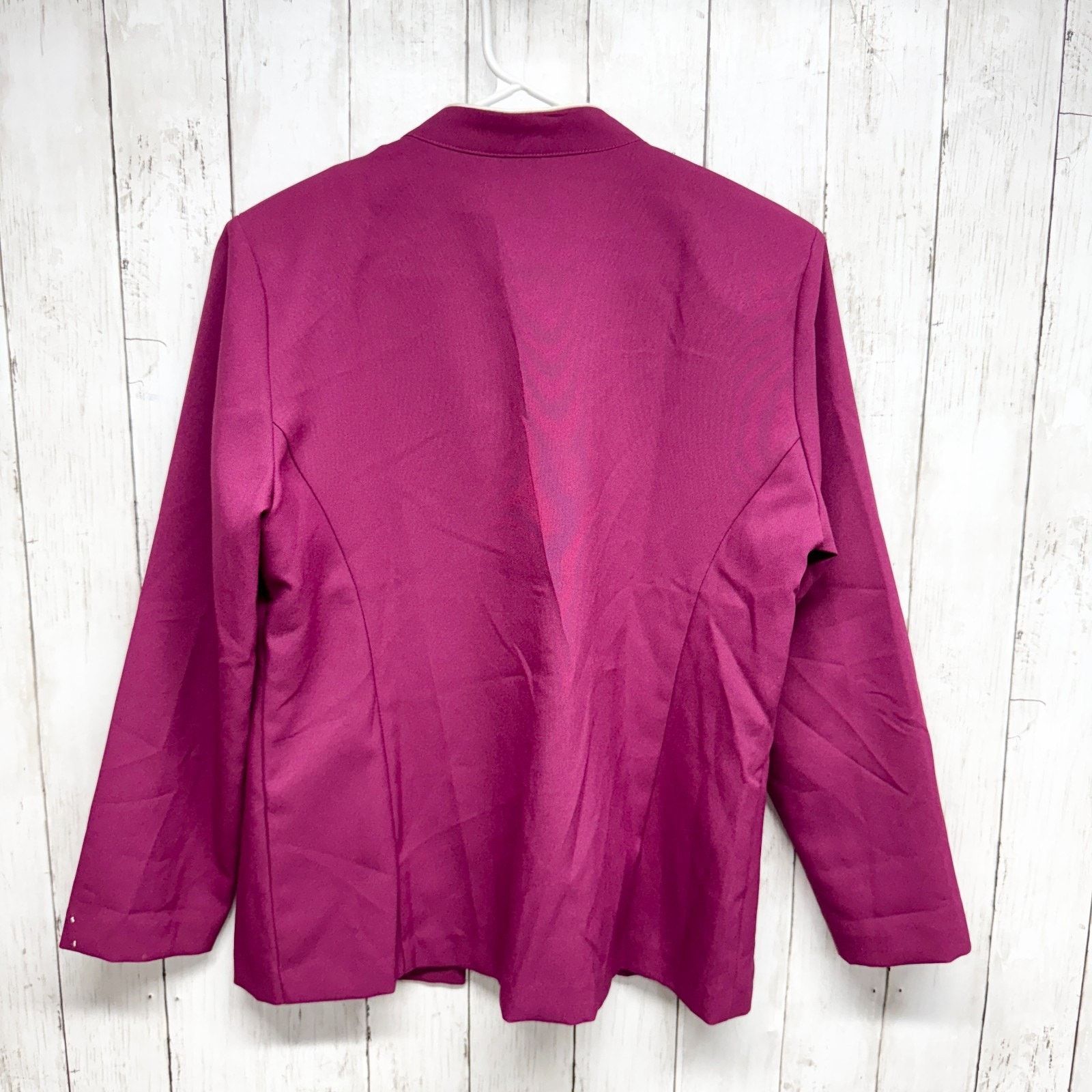 Vintage Vtg Adrian Delafield Jacket Size Medium Collared Open Blazer Size M / US 6-8 / IT 42-44 - 2 Thumbnail