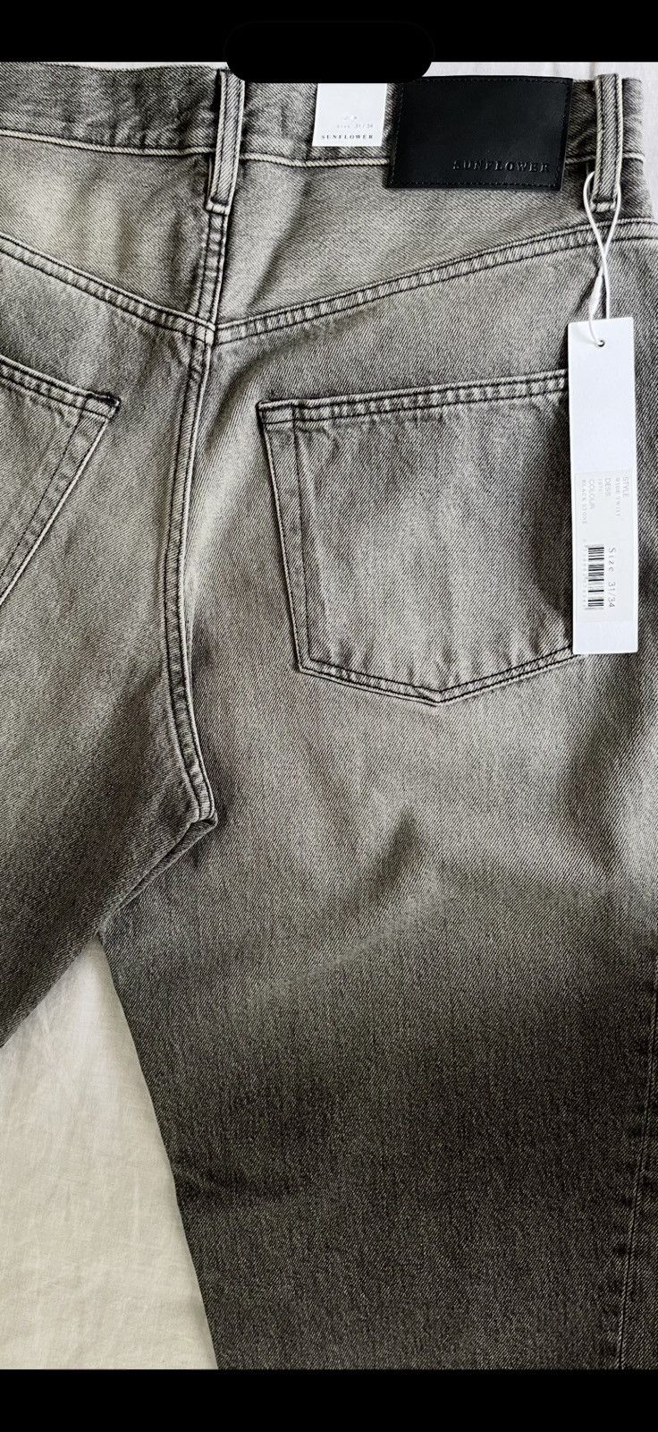 Sunflower Wide Twist - Washed Gray Size US 31 - 4 Thumbnail