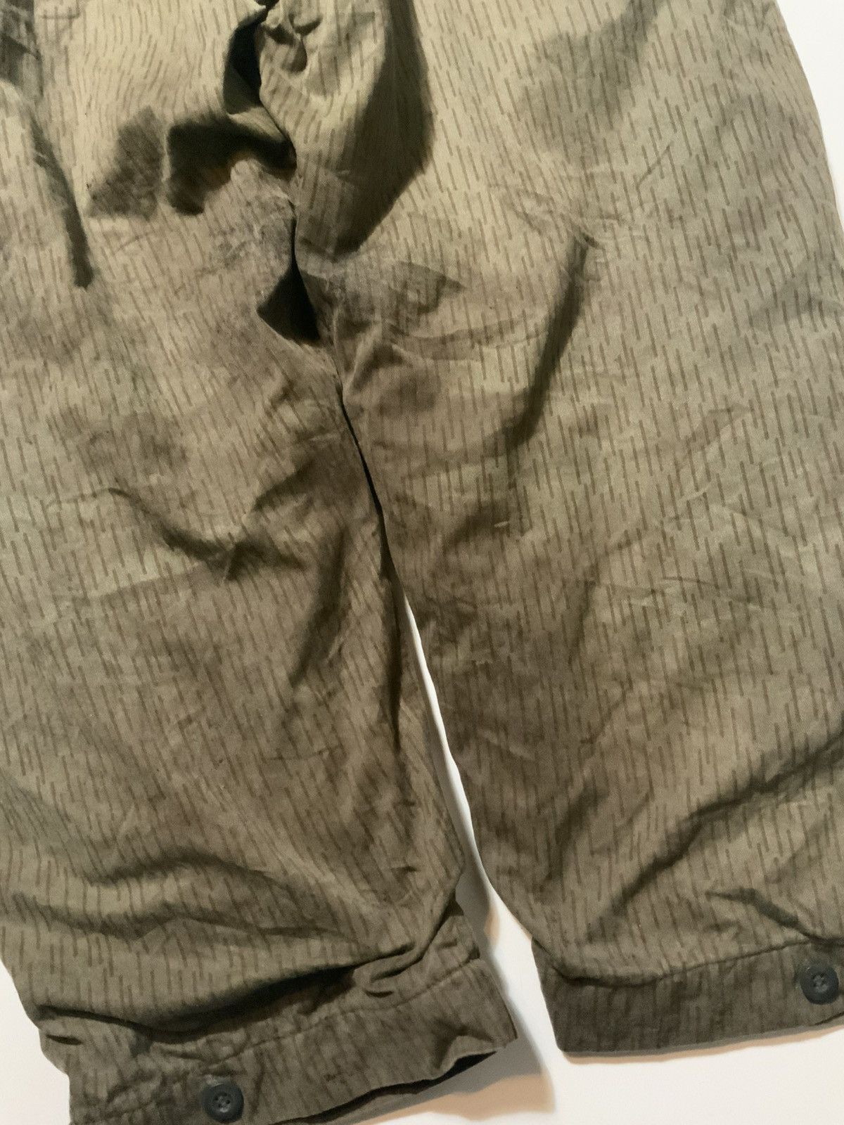 Vintage M48 East German Army Strichtarn Cargo Camo Cold War Pants Size US 38 / EU 54 - 16 Thumbnail