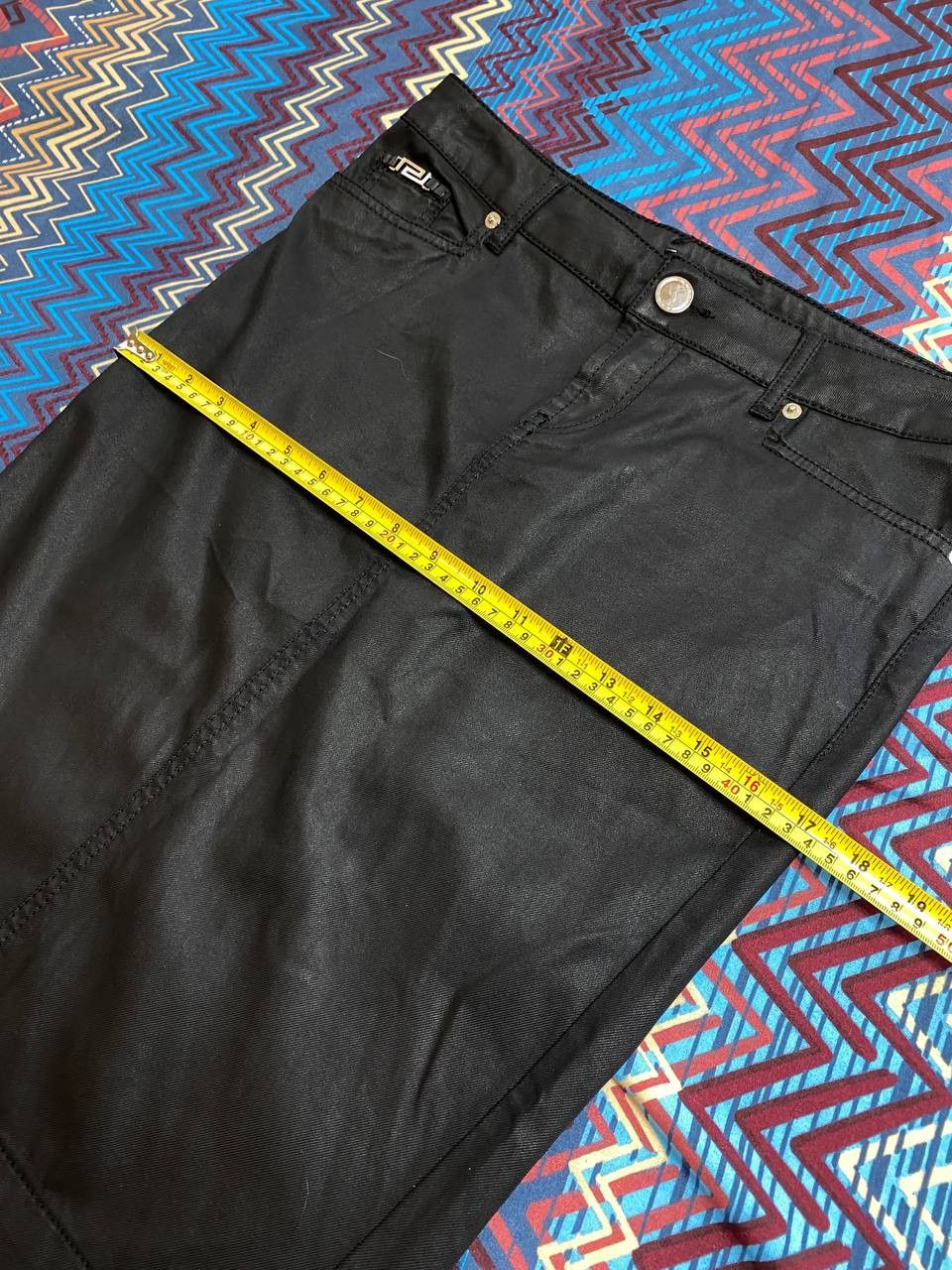 Versace × Vintage CRAZY vintage Versace midi skirt y2k 90s retro Size 31" - 8 Thumbnail