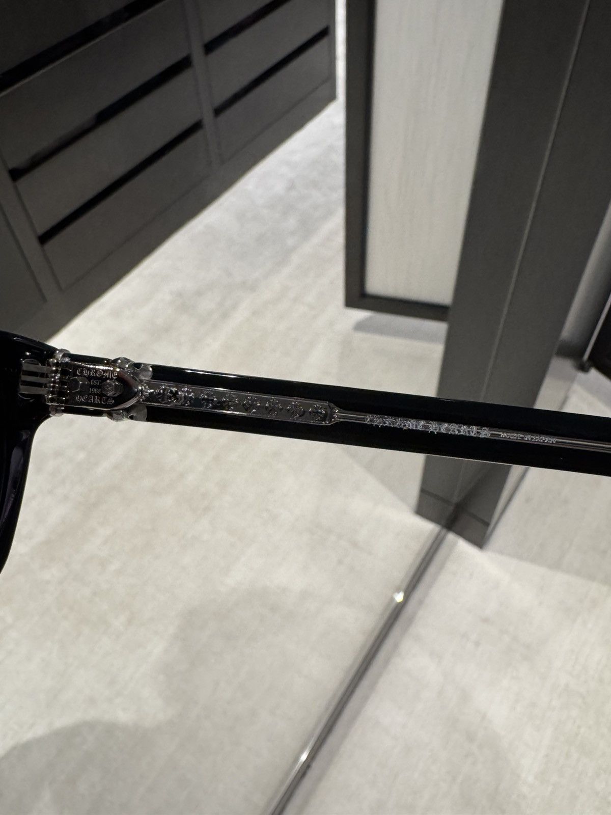 Chrome Hearts CH Donnysoffergism Sunglasses (Black/Aquamarine) Size ONE SIZE - 15 Thumbnail