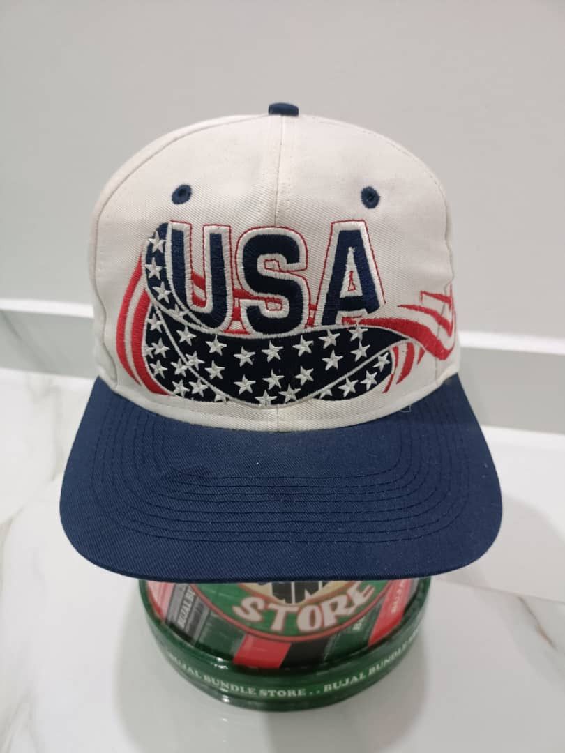 USA Olympics Vintage 1996 Atlanta Summer Olympics Emboidered Snapback Hat Size ONE SIZE - 1 Thumbnail