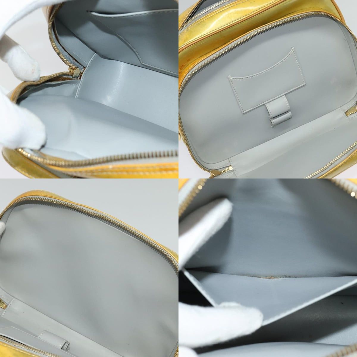 Louis Vuitton LOUIS VUITTON Monogram Vernis Marley Backpack Gris M91038 Size ONE SIZE - 12 Thumbnail