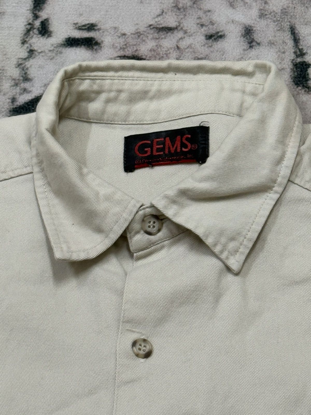 Cartoon Network × Disney × Vintage Vintage Disney Enterprise Khakis Button Up Shirt Size US M / EU 48-50 / 2 - 5 Thumbnail