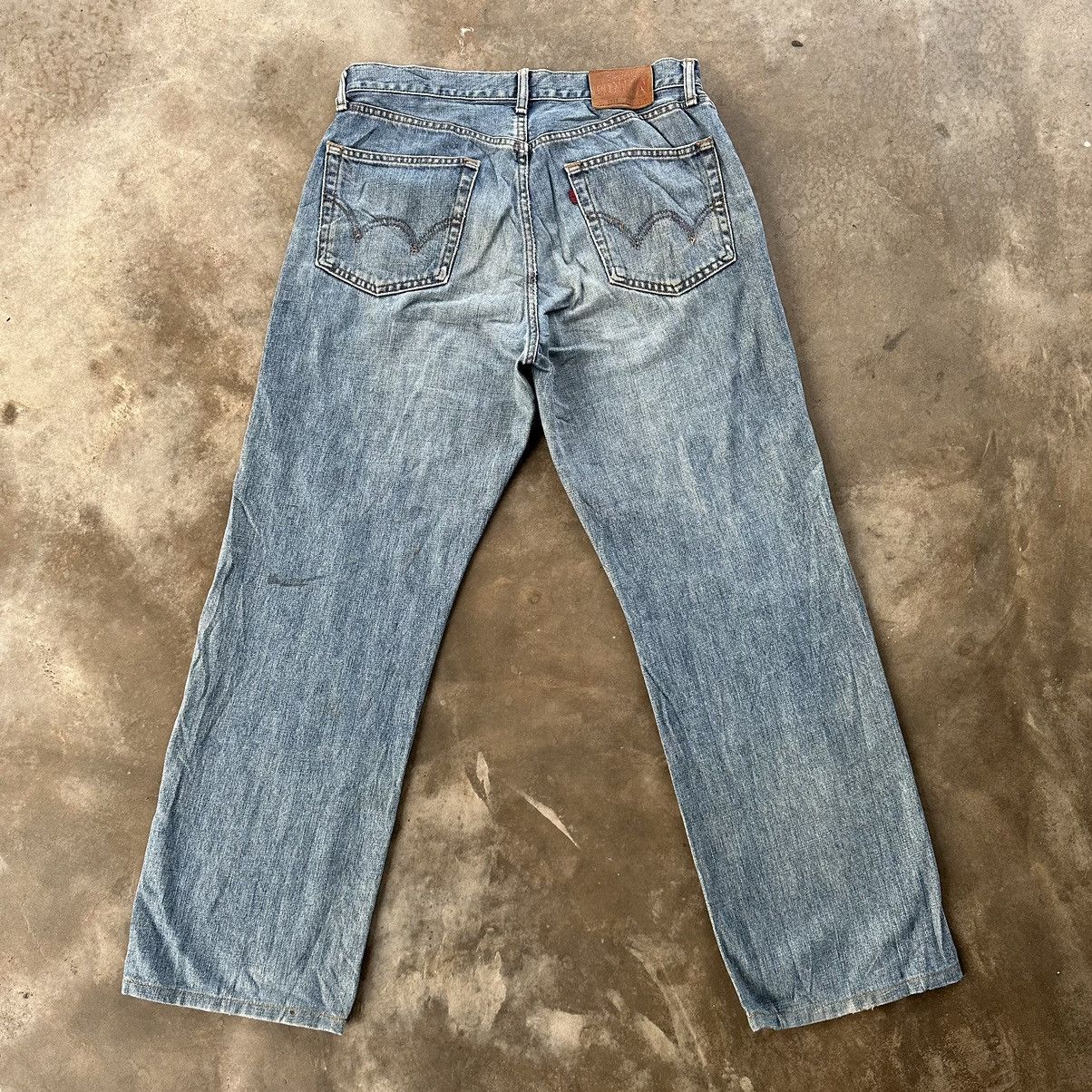 Japanese Brand Vintage Edwin Faded Distressed Sick Denim Jean Pant W33 Size US 33 - 10 Thumbnail
