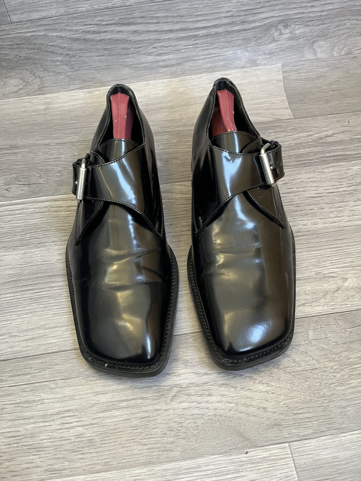 Balenciaga Balenciaga square toe derby single monk strap sz 41 Size US 8 / EU 41 - 1 Thumbnail
