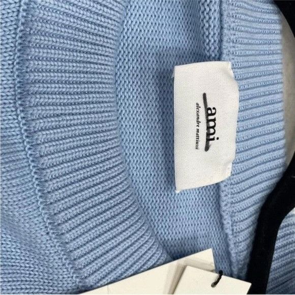 AMI AMI Paris Crewneck Jumper Sky Blue Men'sXL Size US XL / EU 56 / 4 - 7 Thumbnail