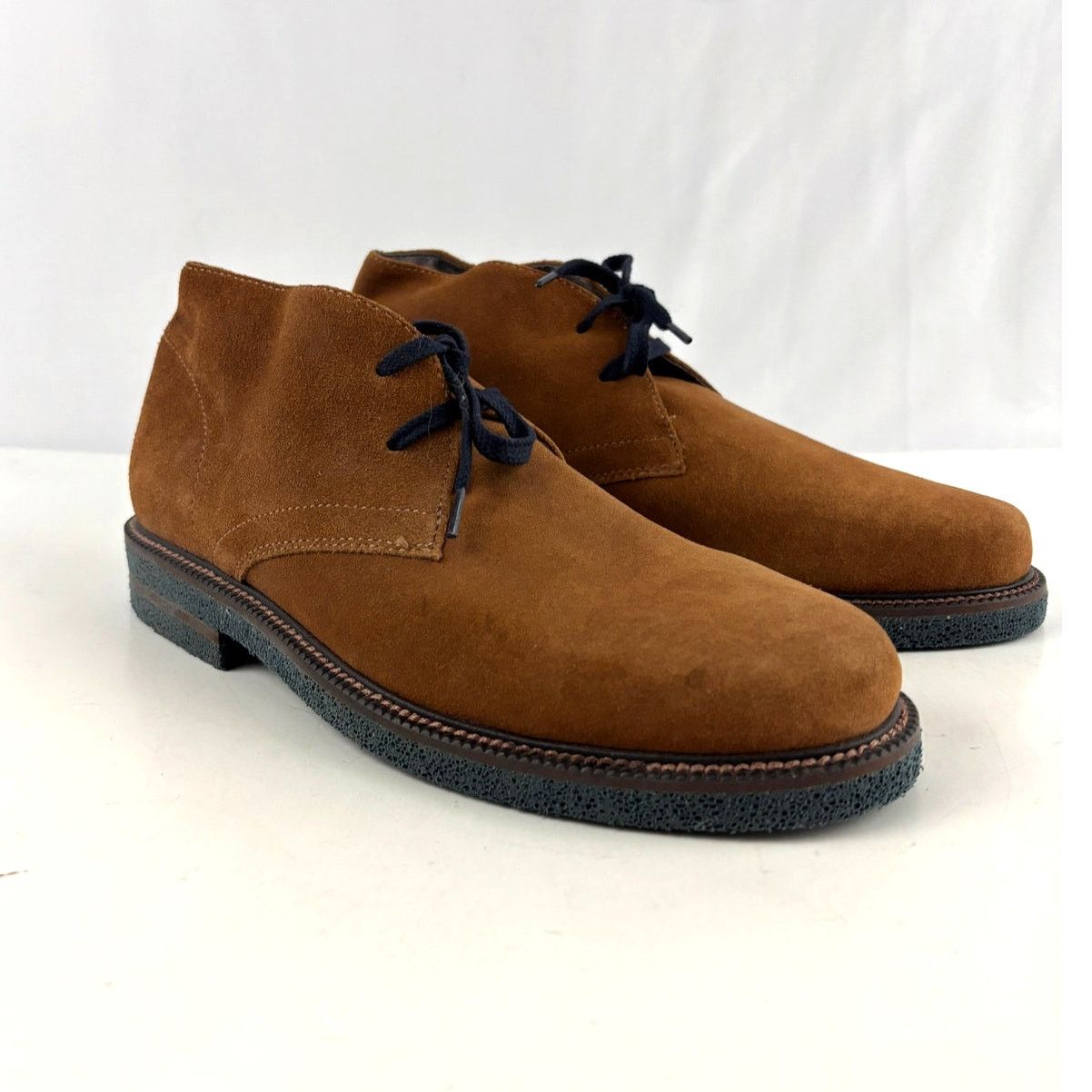 Donald Pliner Donald J. Pliner Levi Chukka Boots Calf Suede Cognac 8 M Size US 8 / EU 41 - 10 Thumbnail