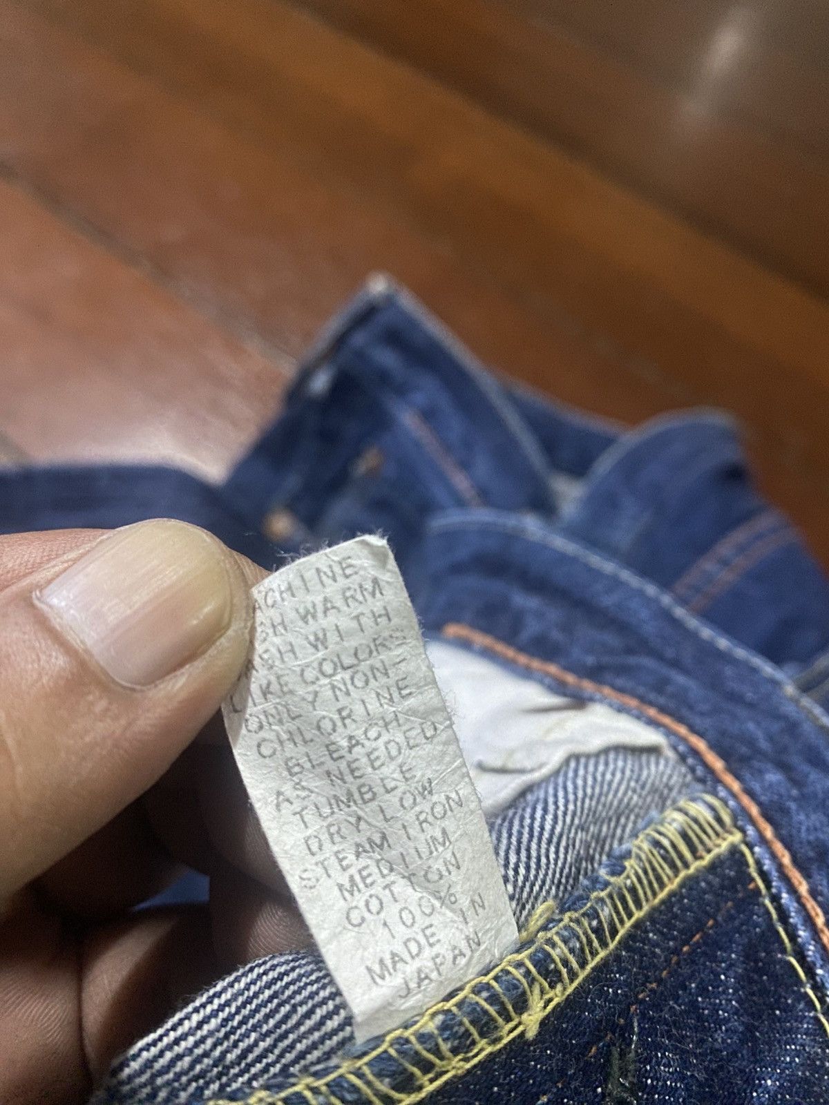 Full Count & Co. Rare 2000 limited edition FULLCOUNT 0105 selvedge Size US 31 - 10 Thumbnail