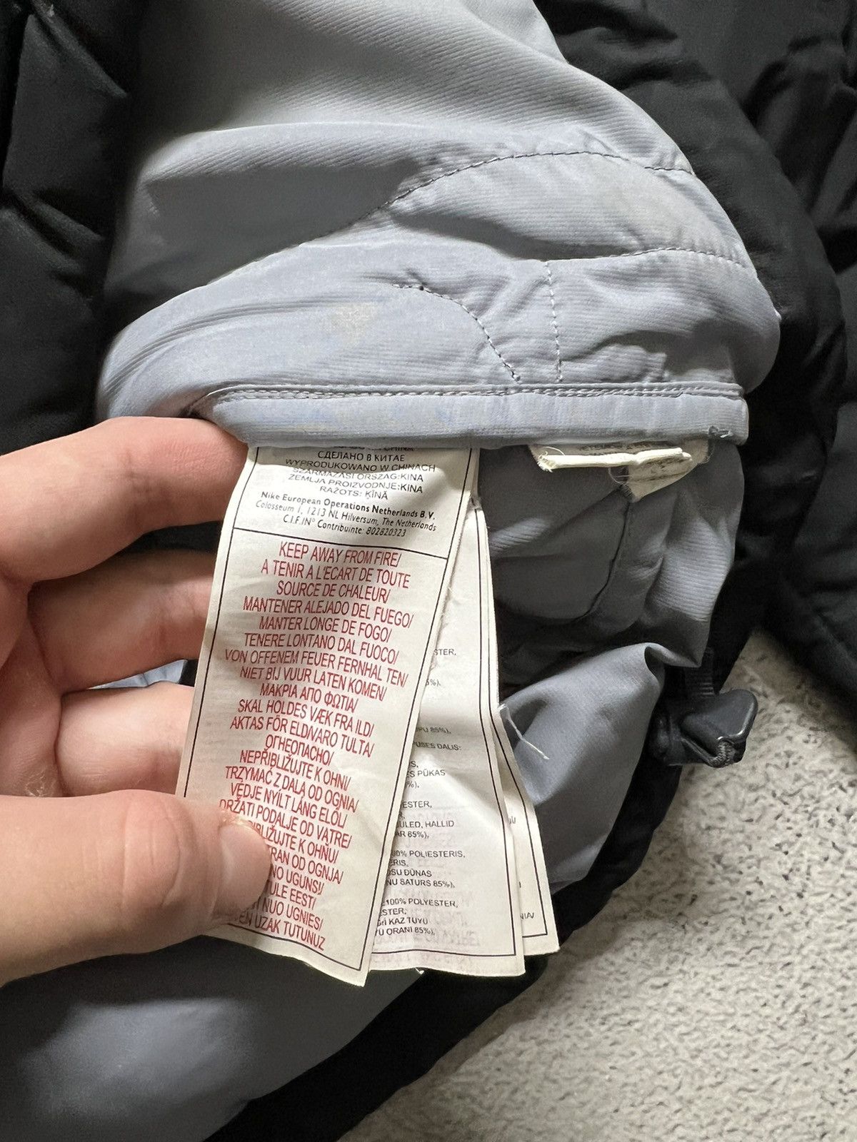 Nike ACG × Vintage Vintage Y2k Nike ACG 🖤 Nylon Down Jacket 00’s Size S / US 4 / IT 40 - 12 Thumbnail