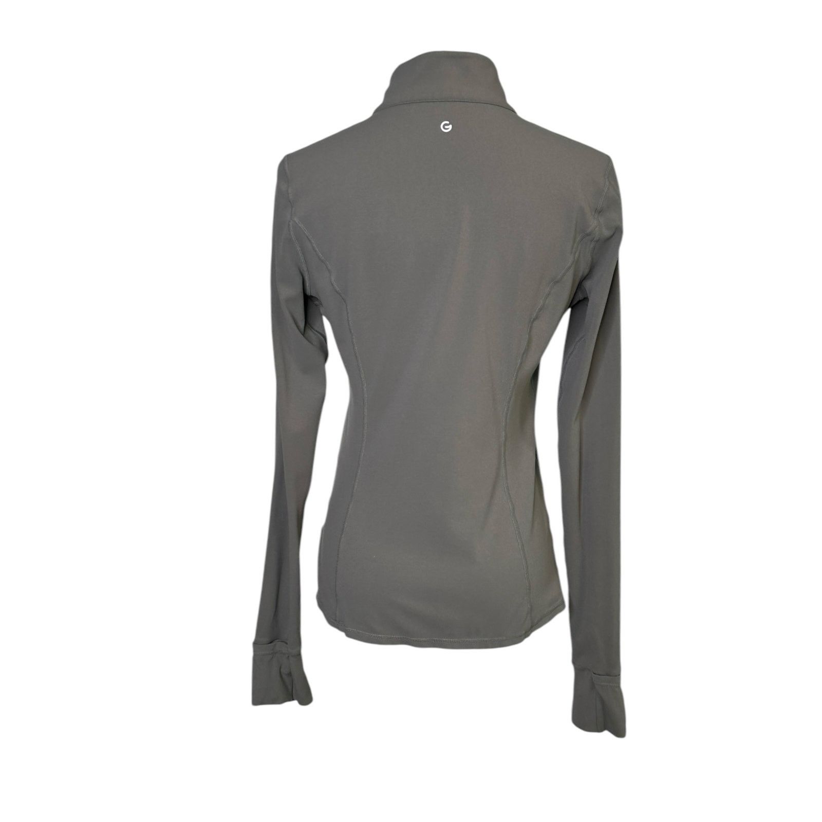 Shein Shein gray long sleeves full zip athletic jacket size Large Size S / US 4 / IT 40 - 2 Thumbnail
