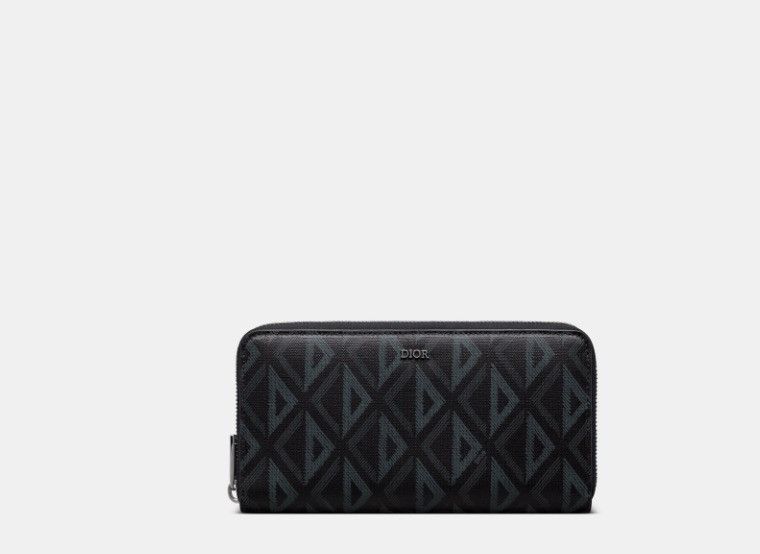 Dior o1w1db10325 2ESBC Size: OS / Zipped Long Wallet in Black Size ONE SIZE - 1 Thumbnail