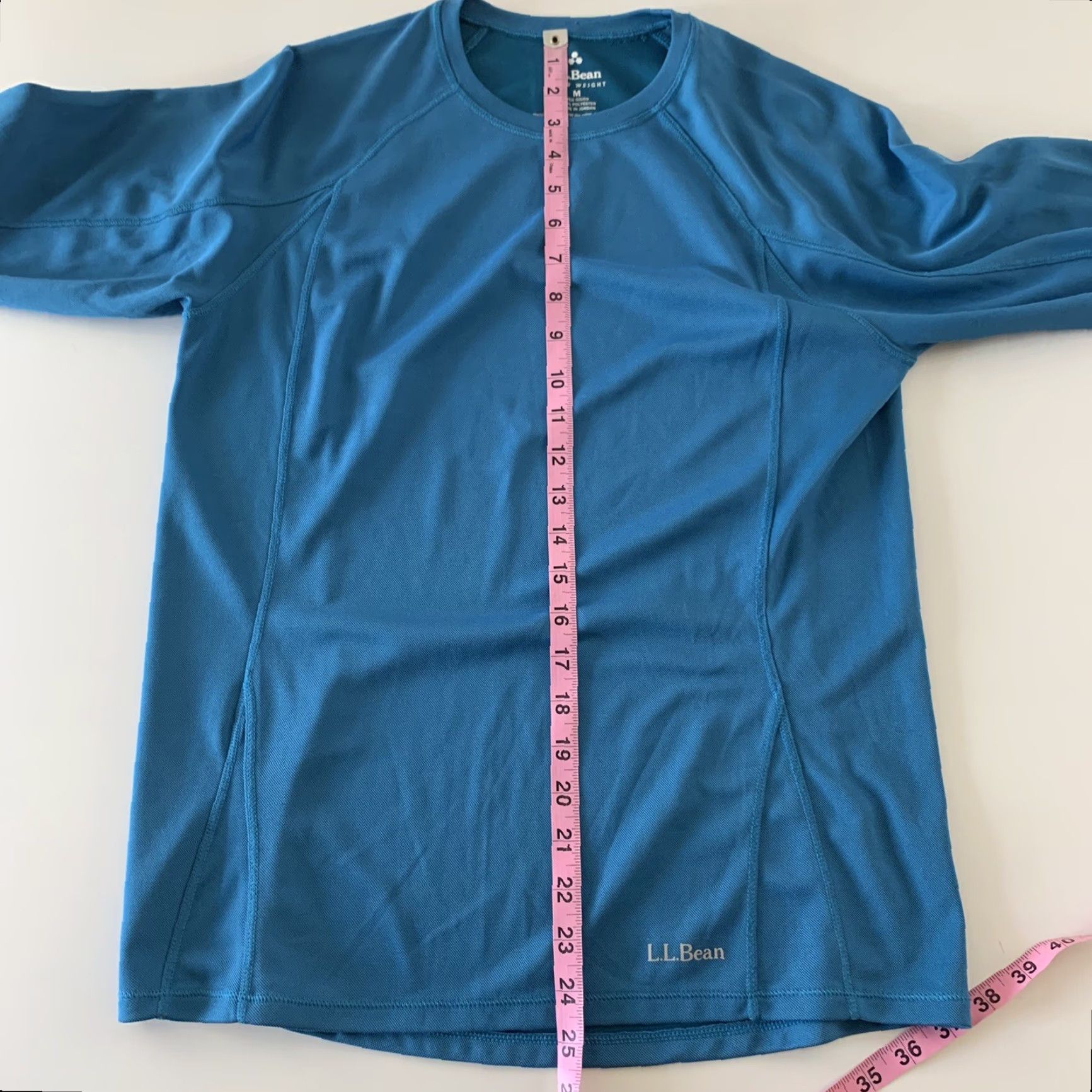 Vintage L.L. Bean Light Weight Long Sleeve 100% Polyester Shirt Women's M Blue Size M / US 6-8 / IT 42-44 - 6 Thumbnail
